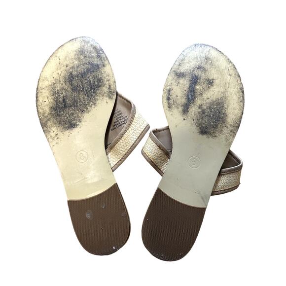 Miss Trish for Target Pineapple Rhinestone Flip Flop Sandal Womens Size 8 - Picture 4 of 6